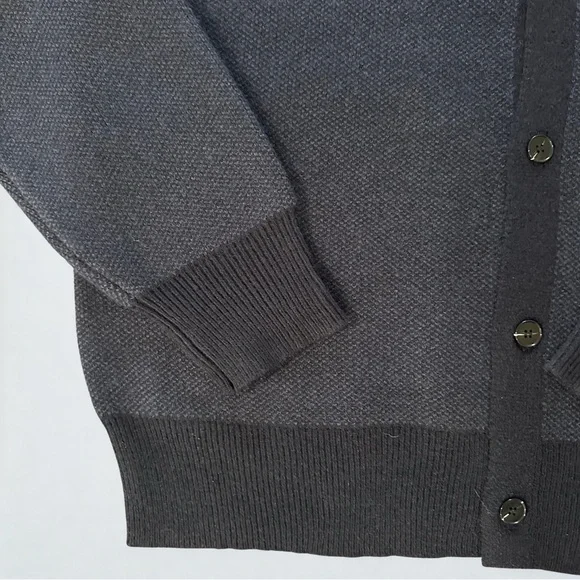 Slate & Stone Navy Knit Button Cardigan XL Grandpacore Academia Minimalist NWT - Picture 4 of 8